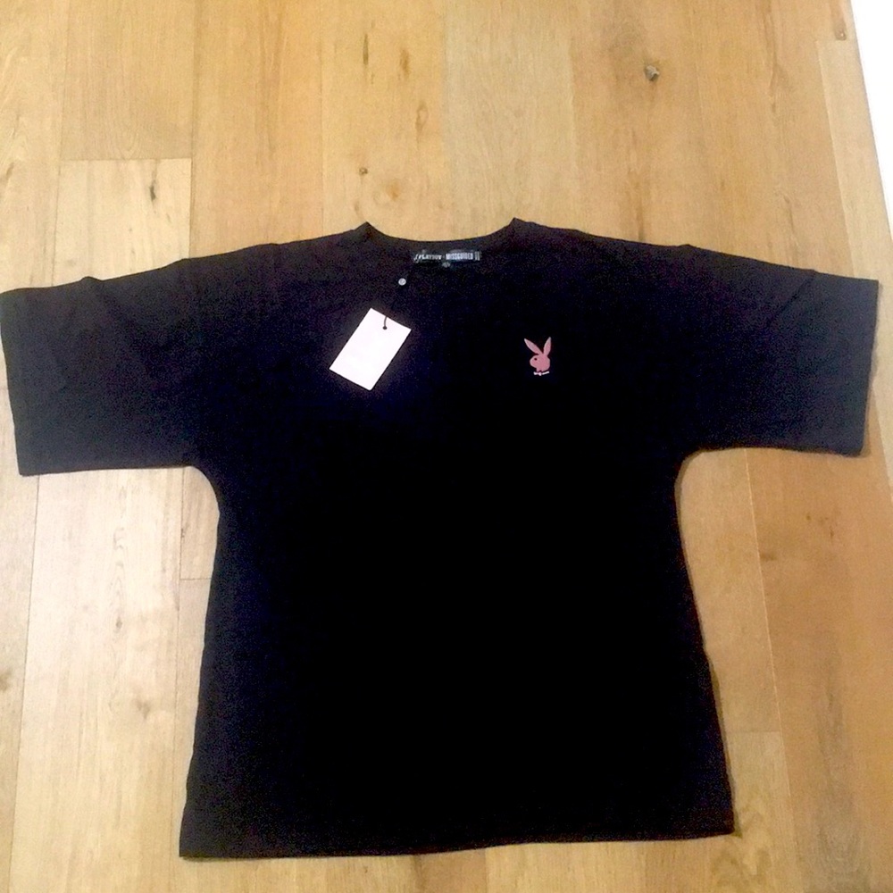 Over sized misguided shirt ...playboy